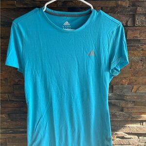 Adidas Women's Blue Short Sleeve Tee